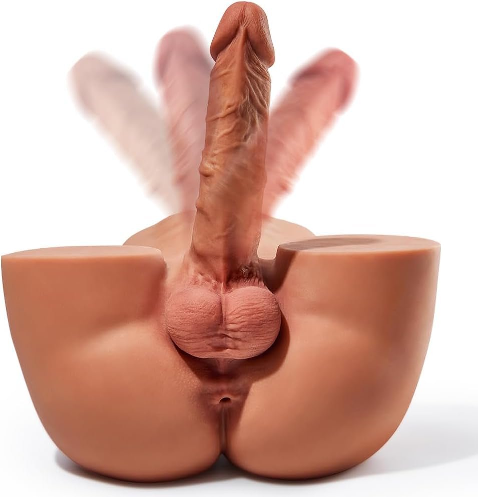11LB Male Sex Doll Masturbator with Realistic Dildo and Testis, Realistic Male Masturbator with Tight Hole for Men Masturbation, Unisex Sex Toy for Couple - SinfulX - 