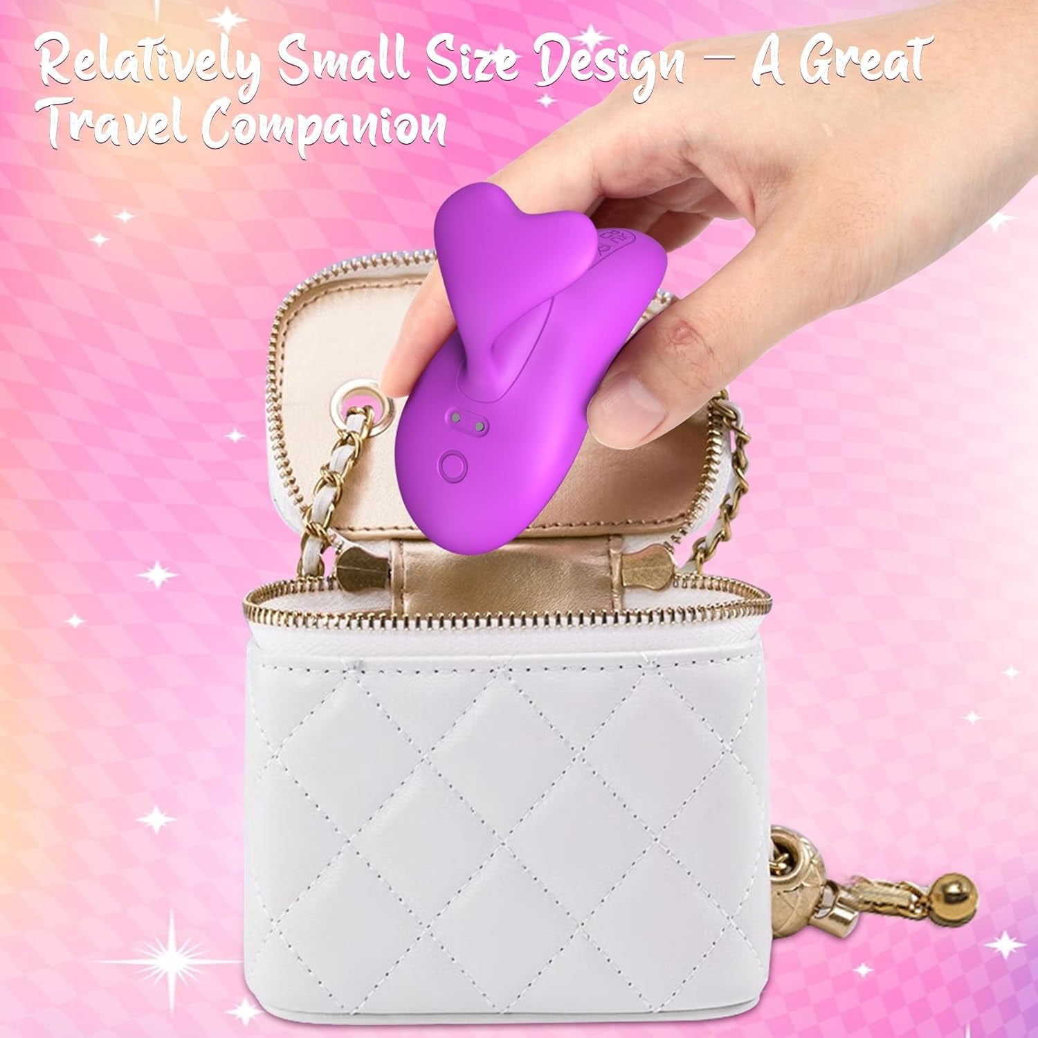 LoveGrip Mini Finger Vibrator 9 Modes Quiet Rechargeable - SinfulX - Personal Care > Sexual Wellness > Finger Vibrator