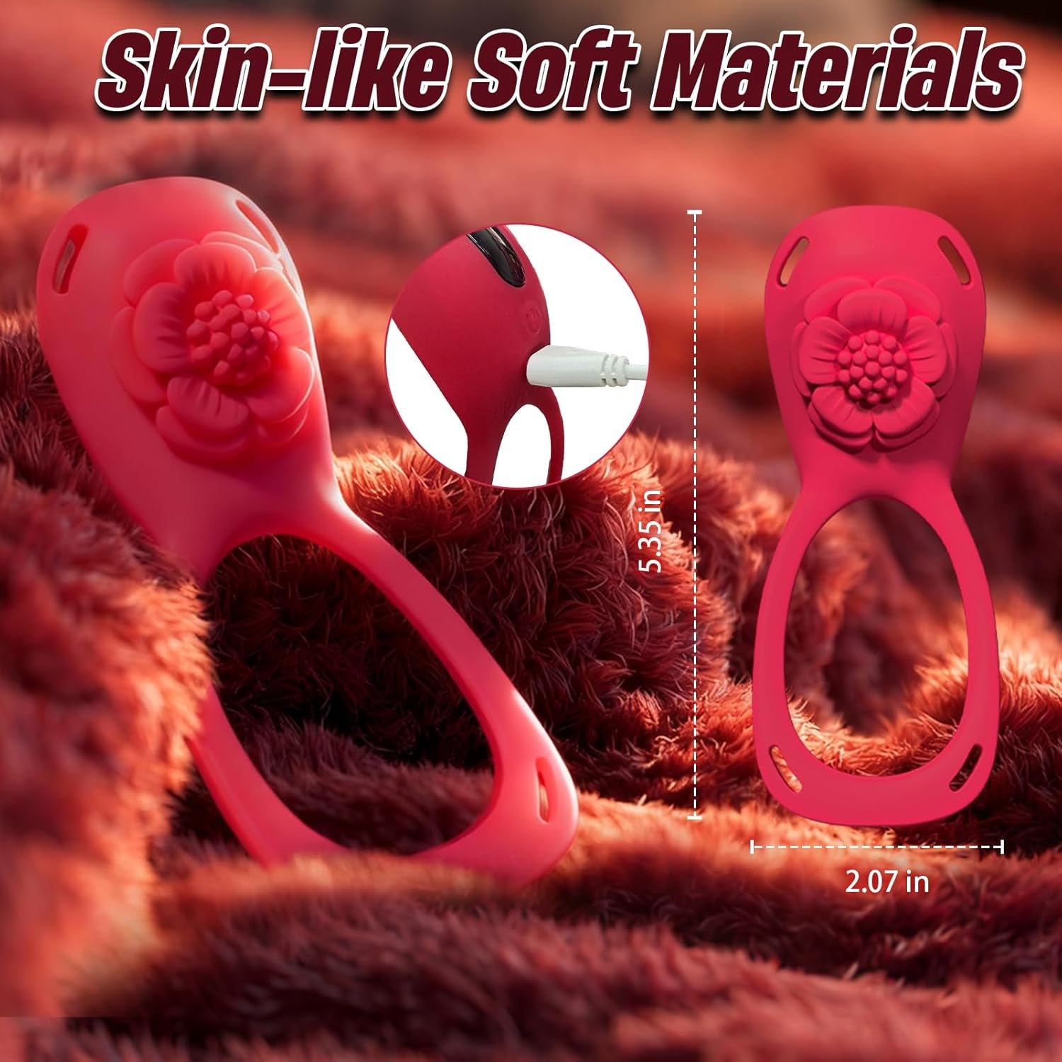 Couples Rose APP Remote Control Wearable Vibrator, Couples Women Men Adult Sex Toys Games, Clitoral Panty Vibrator Vibrating Cock Ring for Hands-Free,  BDSM Clitoral Stimulator Female Sex Toys