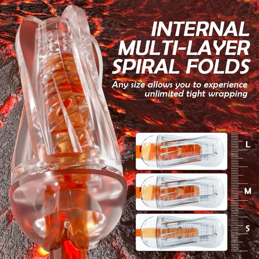 ClearGrip Spiral Suction Transparent Stroker - SinfulX - Fleshlight/Masturbator