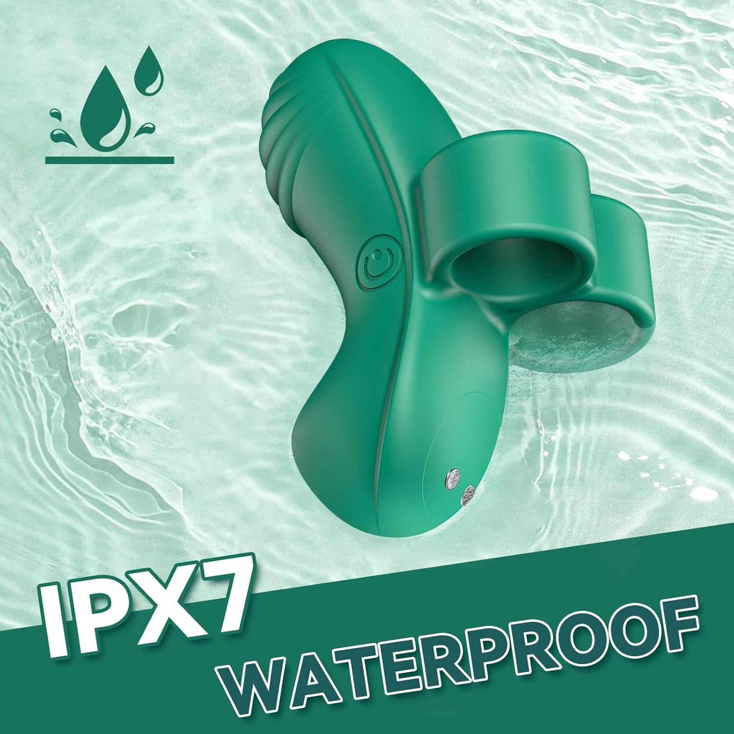 VelouraX Finger Vibrator 10 Modes Waterproof Mini - SinfulX - Personal Care > Sexual Wellness > Finger Vibrator