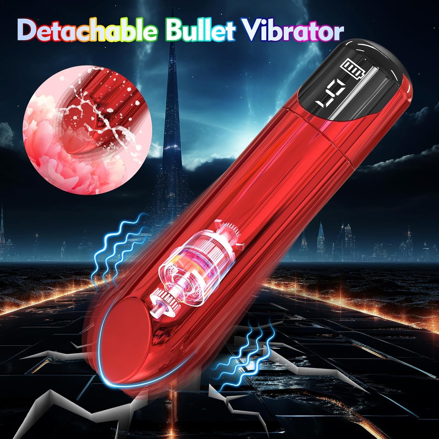 Male Sex Toy Penis Vibrator - Male Masturbator Adult Toys Penis Trainer with 9 Vibrations for Penis Training Wrap, Open-Ended Mens Vibrator with Detachable Bullet, Adult Sex Toys Games for Men Couple