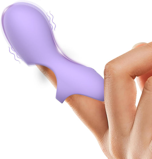 VeloraCurve Finger Vibrator 10 Modes Waterproof Quiet Purple - SinfulX - Personal Care > Sexual Wellness > Finger Vibrator