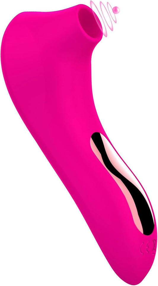 Sucking Vibrator Rose Sex Toy Adult Toys, Clitoral G Spot Vibrators Sex Toys Vibrator Clit, Clit Stimulation Sex Novelties with 10 Licking & Vibrating, Clitoral Stimulator for Women Couple - SinfulX - 