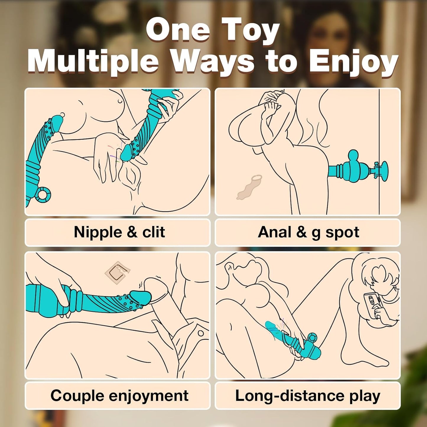 PulseRide Portable Thrusting Dildo with App Control - SinfulX - 