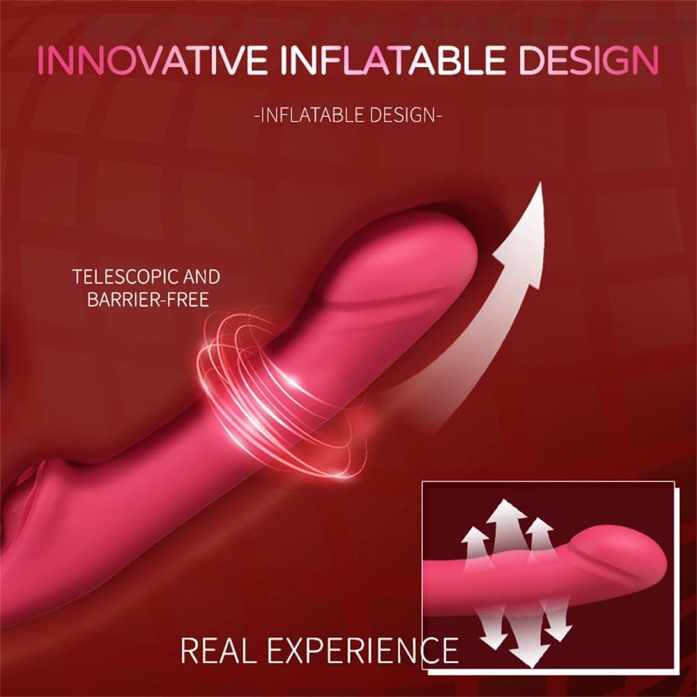 QuadSync Triple Head Strapless Strap On Vibrator - SinfulX - Personal Care > Sexual Wellness > Strapless Strap - On