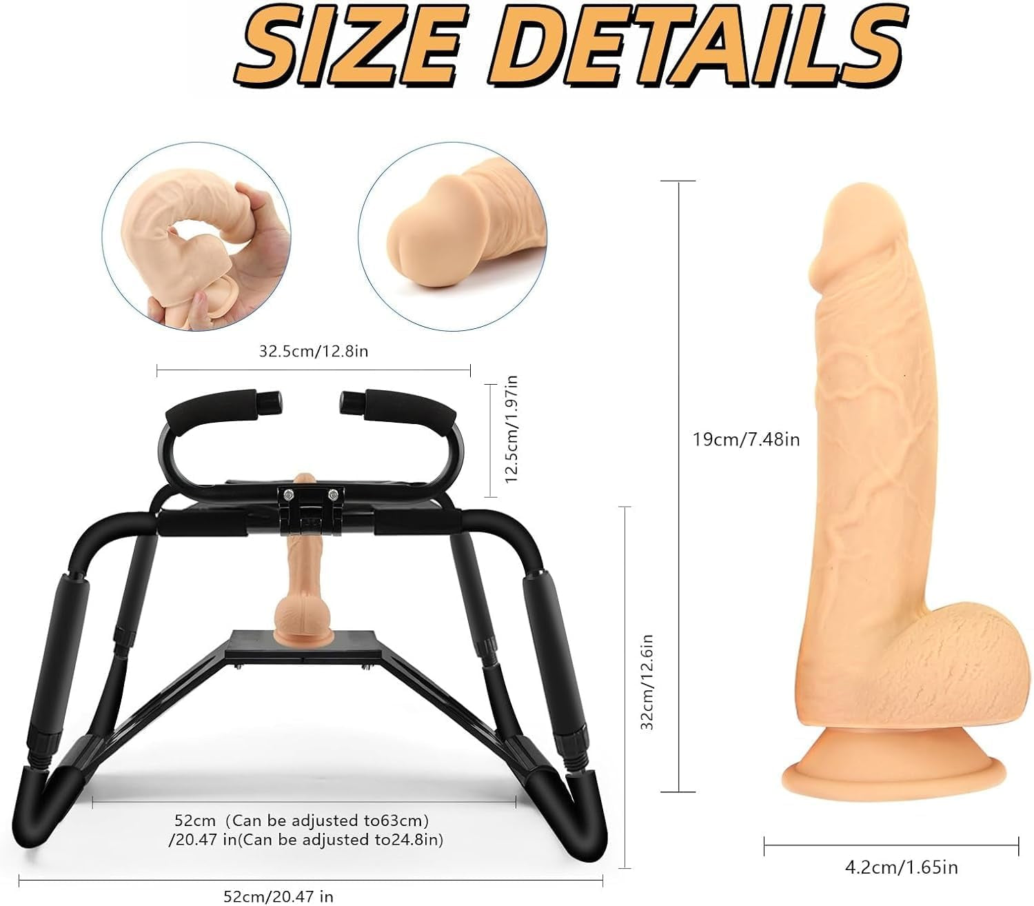 SinApex 500lb Support Sex Chair | Adjustable BDSM Sex Bench
