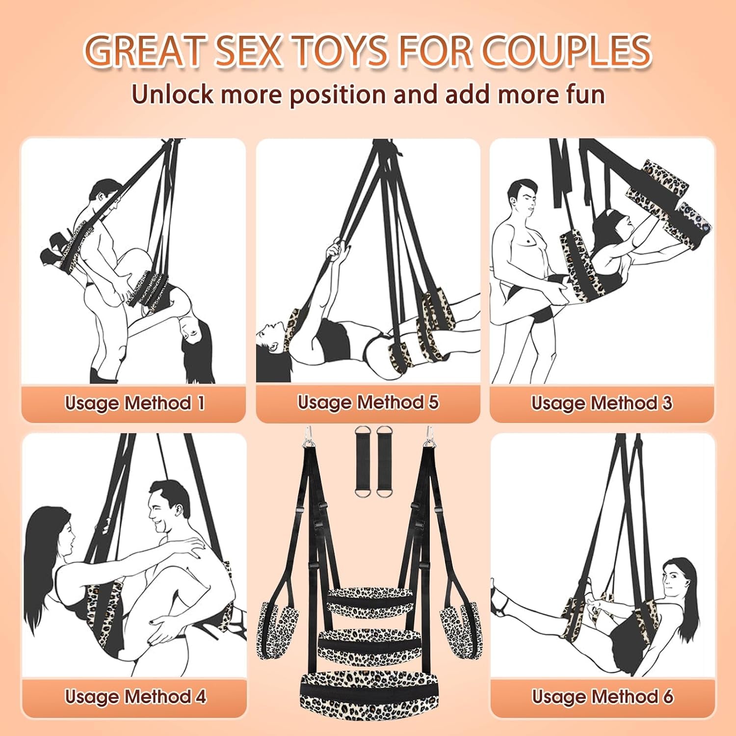 VersaLift Adjustable Door Sex Swing 400lb - SinfulX - 