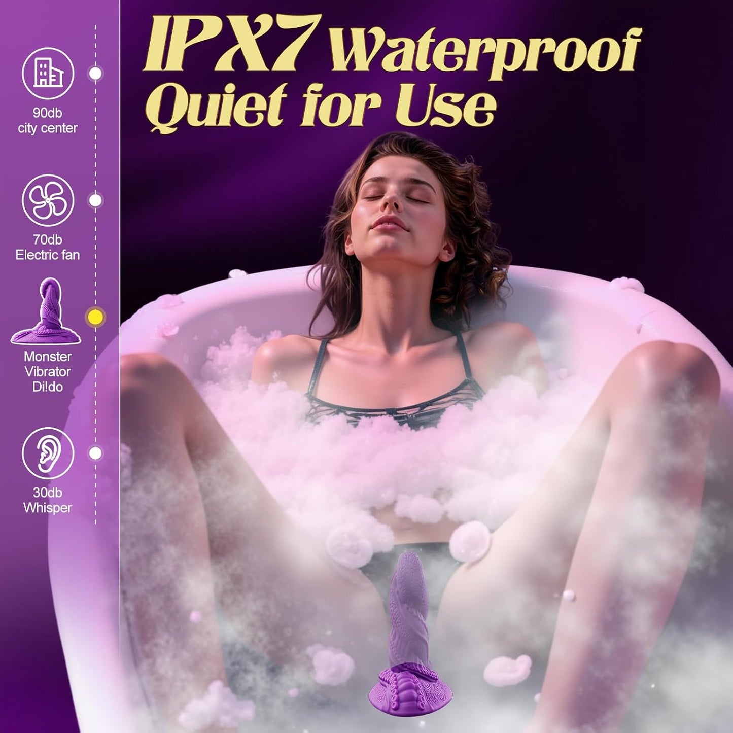 TentaclePulse Tentacle Ride - On Dildo 9x9 Vibration Remote - SinfulX - 