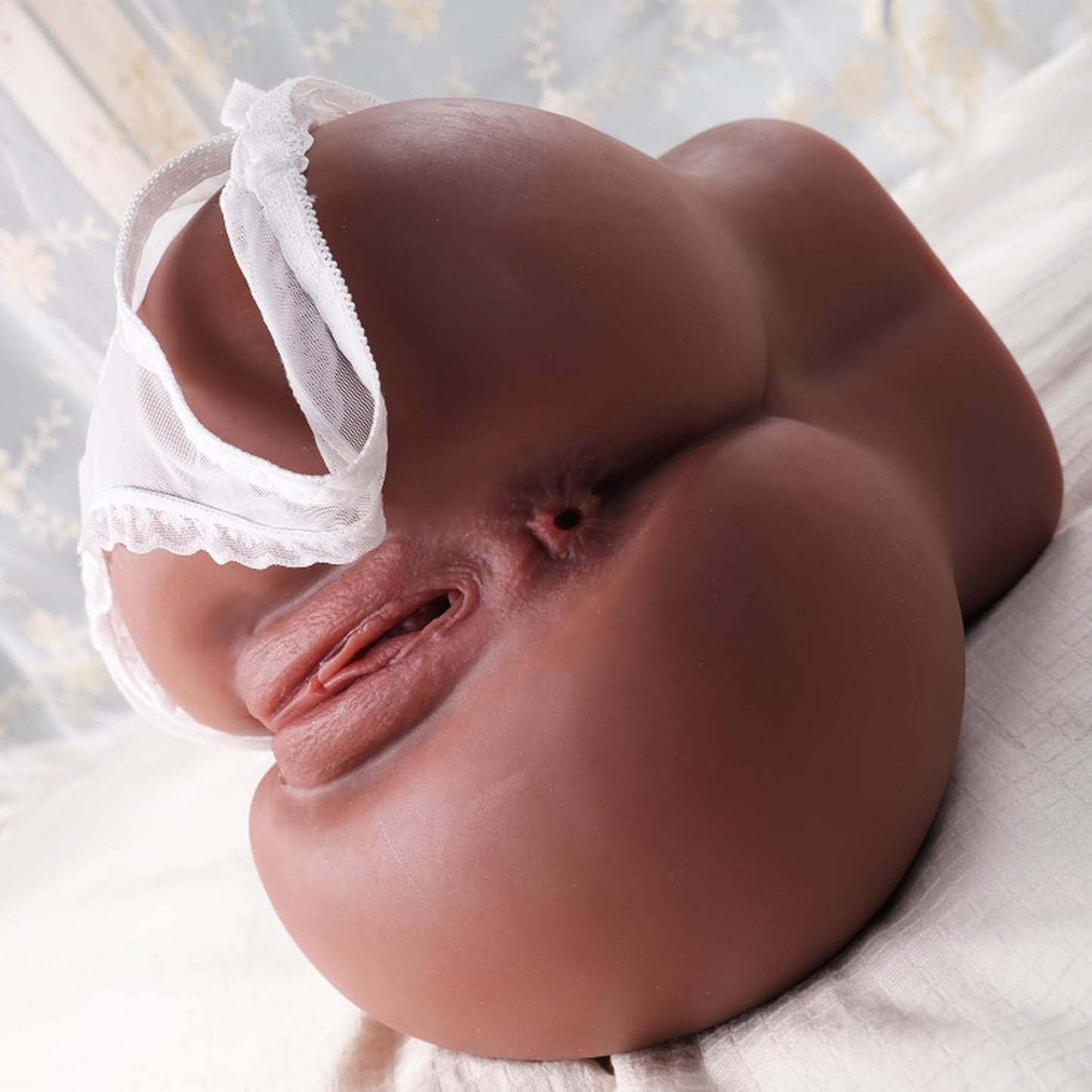 Sex Doll Ass Pussy Male Masturbator - Clearing the Ware - House, Black Sex Doll for Men Buttock with Vagina Anus, Male Sex Toy Pussy Big Ass for Men Masturbation with 2 Holes - Coffee Black - SinfulX - 