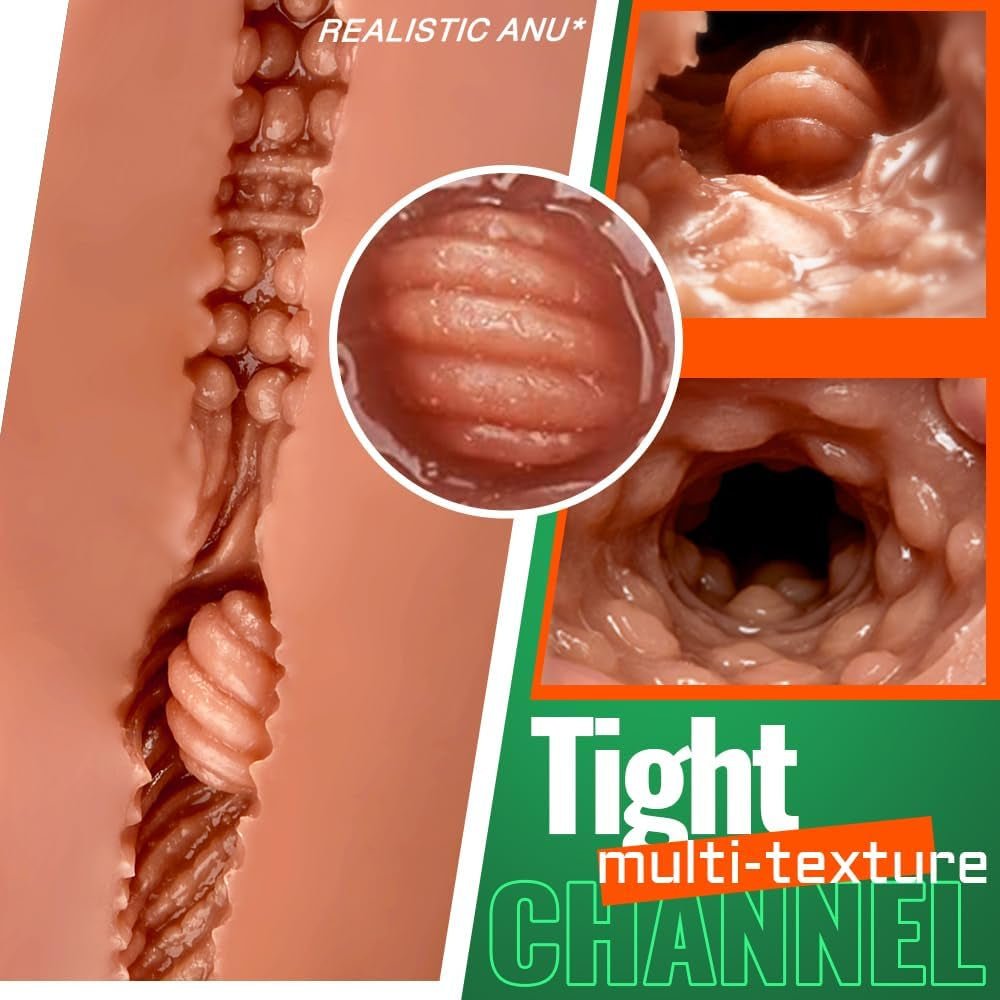 11LB Male Sex Doll Masturbator with Realistic Dildo and Testis, Realistic Male Masturbator with Tight Hole for Men Masturbation, Unisex Sex Toy for Couple - SinfulX - 