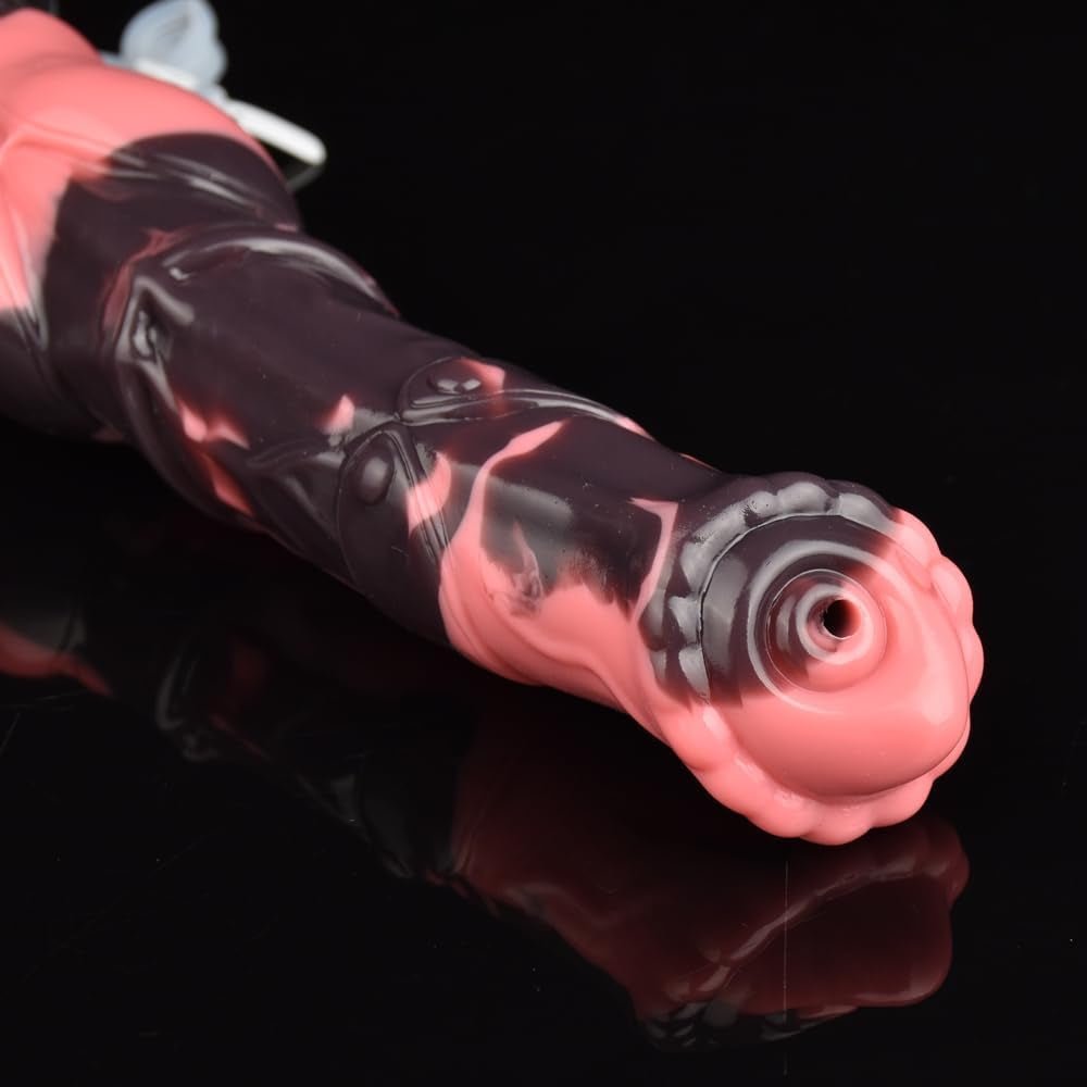 Squirting Dildo Silicone Ejaculating Penis, 12 Inch Colorful Fantasy Large Penis with Strong Suction Cup, Soft Anal Dildo, Adult Sex Toy for Women Sex Pleasure - SinfulX - 