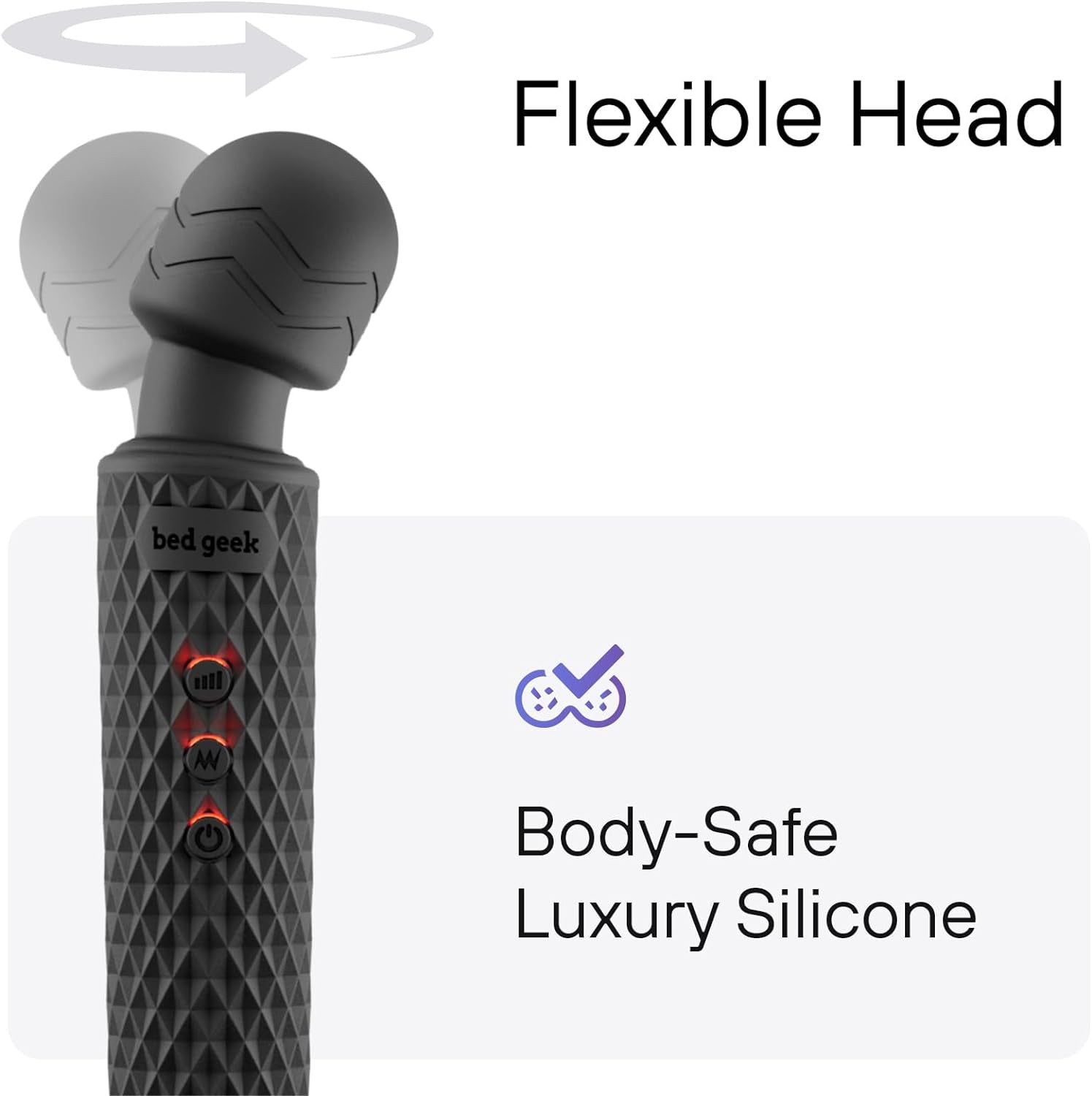 ObsidianPrism Wand Vibrator 20 Patterns 8 Speeds Waterproof - SinfulX - Personal Care > Sexual Wellness > Wand Vibrator