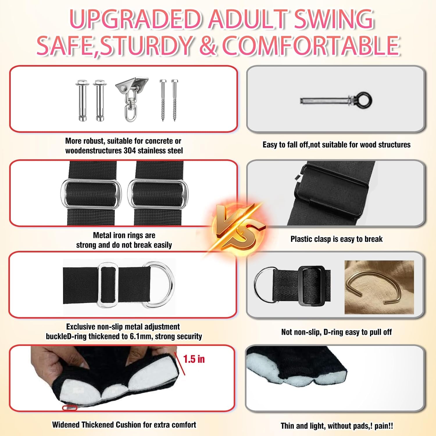 AeroRotate 2 - in - 1 360° Sex Swing 800lb - SinfulX - 