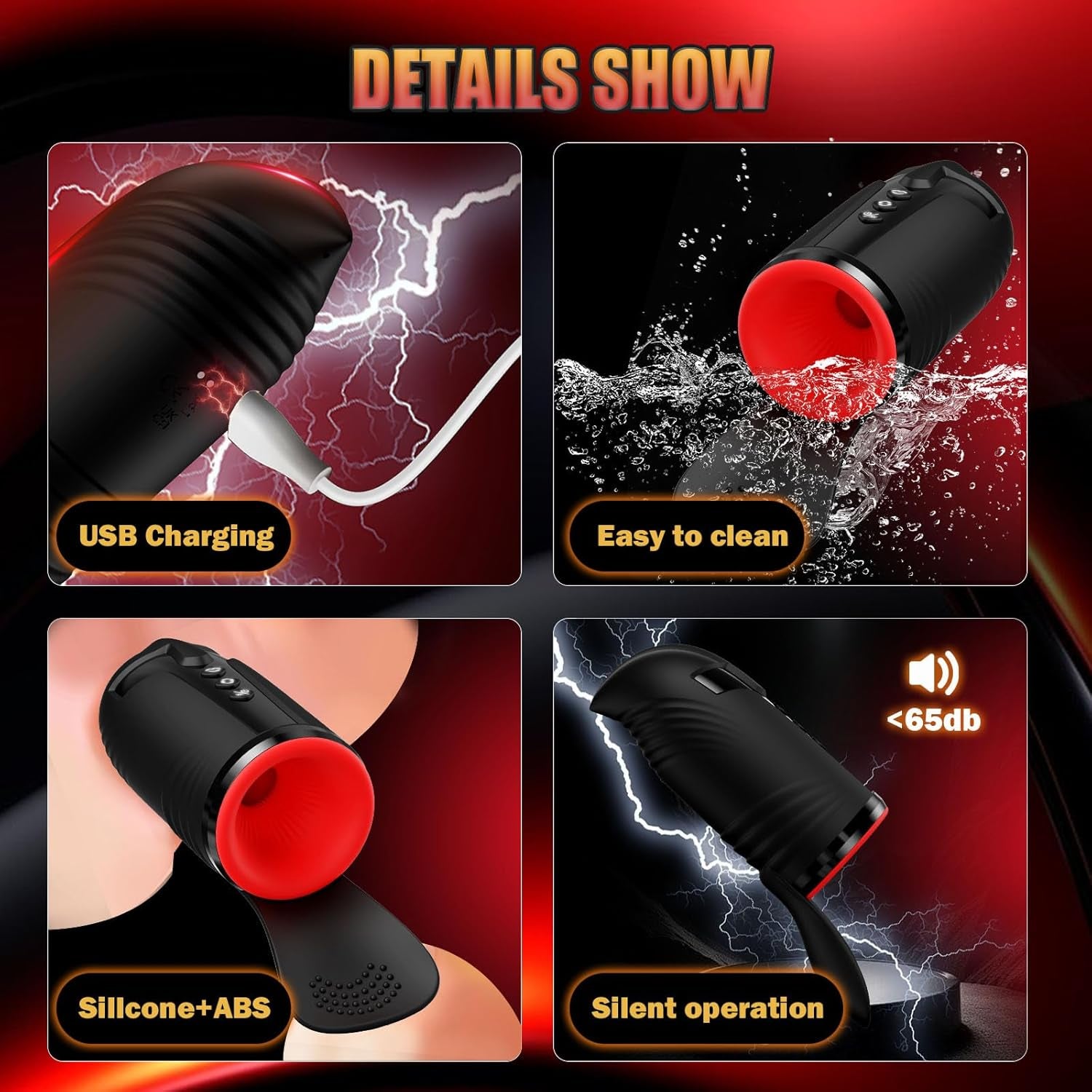 Male Masturbator Penis Pump with Testicle Vibrator, 4-In-1 Upgraded Male Sex Toys for Men with 3 Rotating, 5 Sucking & 10 Vibrating Modes, Hands-Free Pocket Pussy Blowjob Simulator Adult Toys