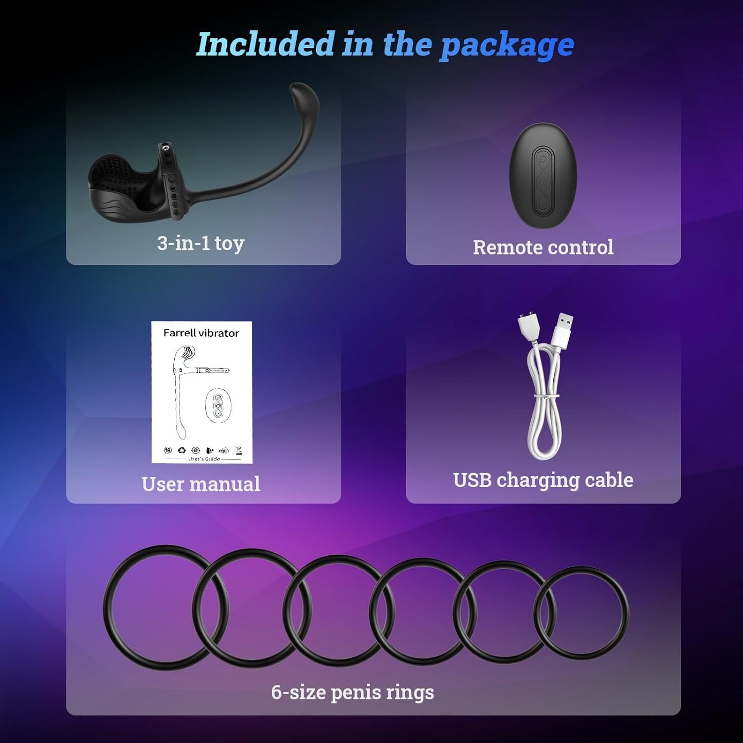 FlexCoreX Prostate Massager Cock Ring Remote Waterproof Kit - SinfulX - Personal Care > Sexual Wellness > Prostate Massager Cock Ring