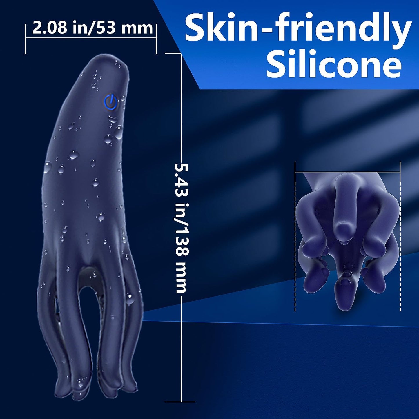 Male Sex Toys for Men,Male Masturbator Penis Vibrator with 10 Vibrating Modes Male Stroker,Penis Trainer with 6 Tentacles Particles Male Vibrator,360°Training Wrapped Adult Sex Toys for Men Women - SinfulX - 