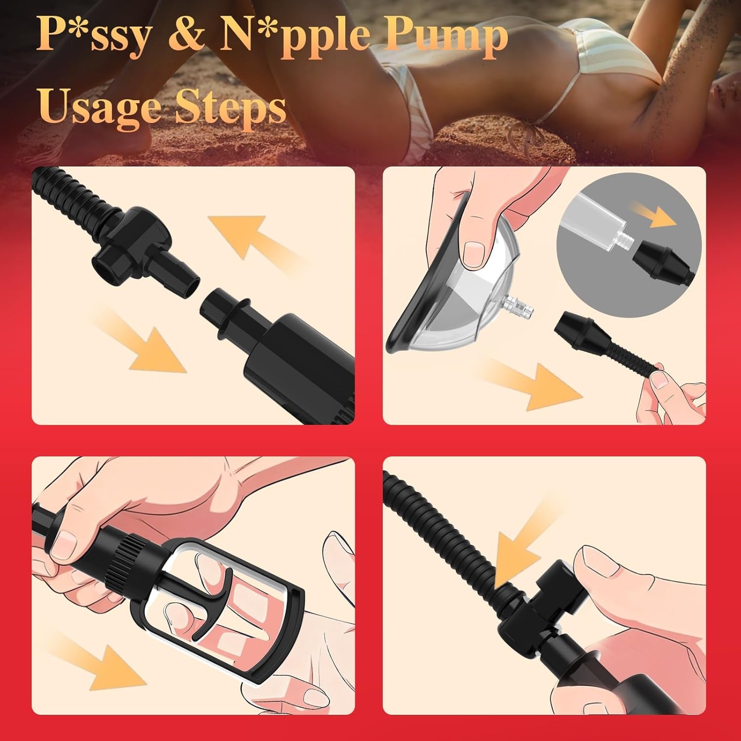 DualForce Penis & Pussy Vacuum Pump Set - SinfulX - Personal Care > Sexual Wellness > Pussy Pump