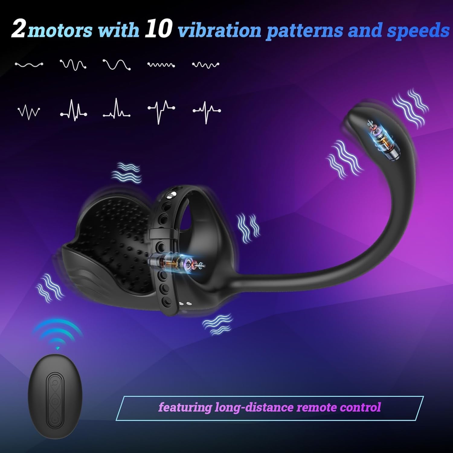 FlexCoreX Prostate Massager Cock Ring Remote Waterproof Kit - SinfulX - Personal Care > Sexual Wellness > Prostate Massager Cock Ring