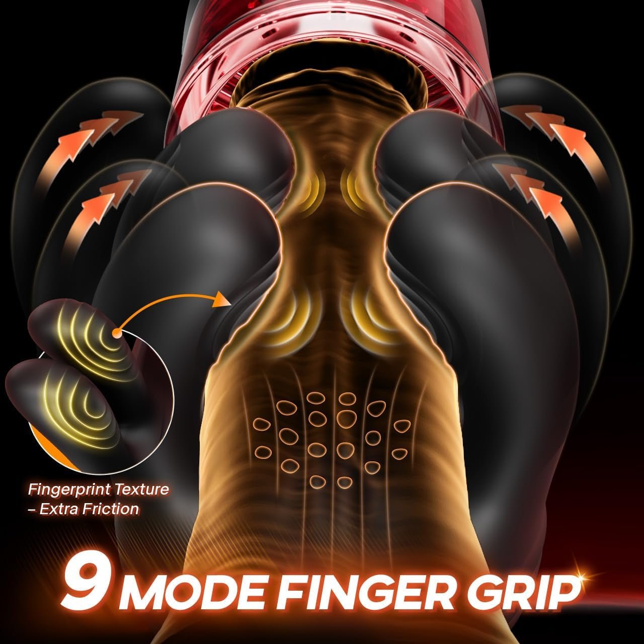 Male Masturbator Sex Toys for Men Penis Stroker - 360° Licking Glans Mens Vibrator with 9 Rotating & Clamping & Vibrating Modes, Penis Trainer Masturbators Blowjob Toy Adult Sex Toys for Men Couples - SinfulX - 