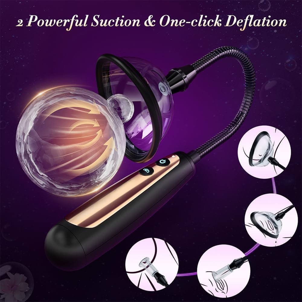 VirexaPro Electric Pussy Pump 5 Cups 2 Modes - SinfulX - Personal Care > Sexual Wellness > Pussy Pump