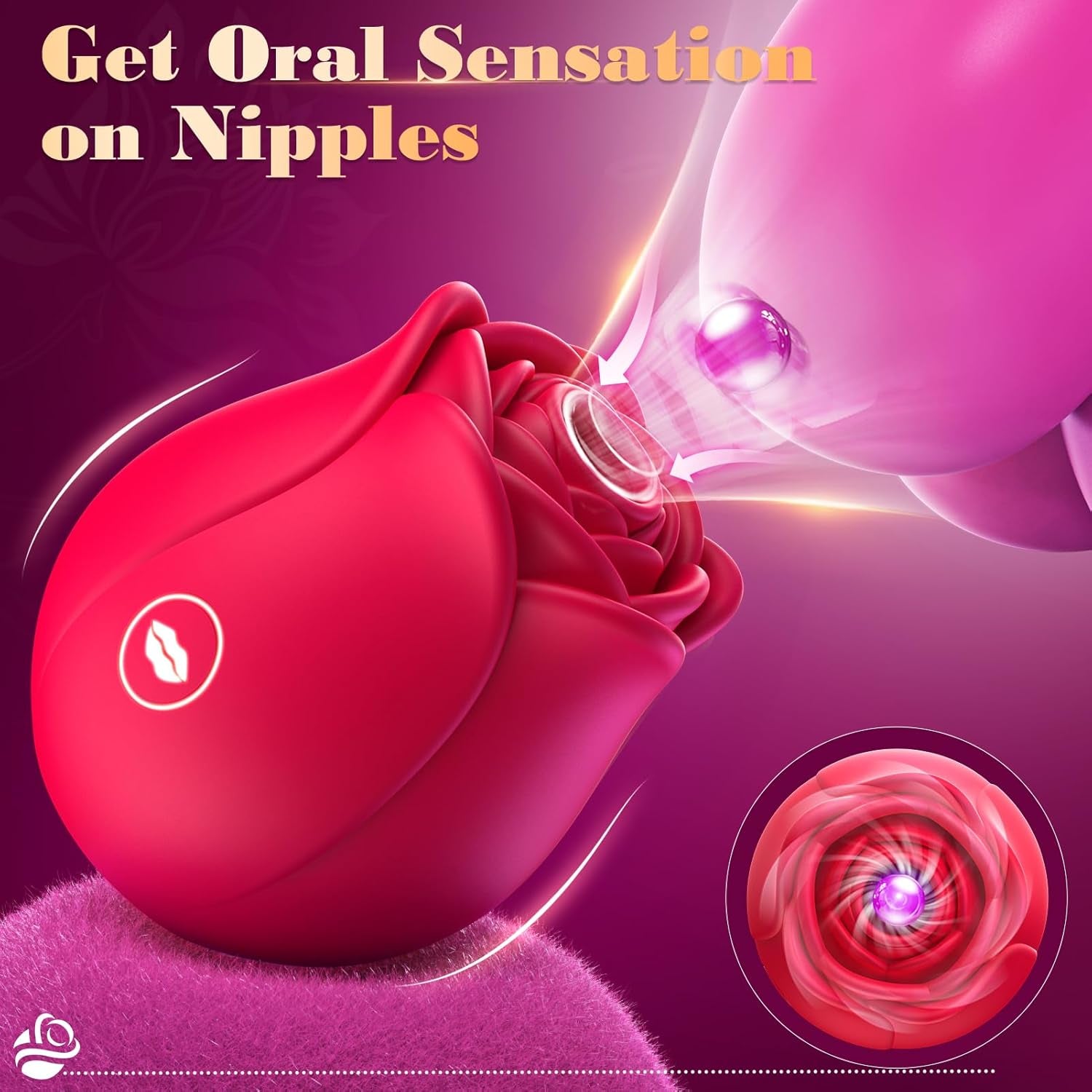 Rose Toy Women Sex Toys - Adult Toys for Women Rose Sex Toy Clit Sucker Sucking Vibrator with 10 Suction Modes Vibrater Dildo Anal Couples Female Adult Toy Dildos Vibrators Jewelry - SinfulX - 
