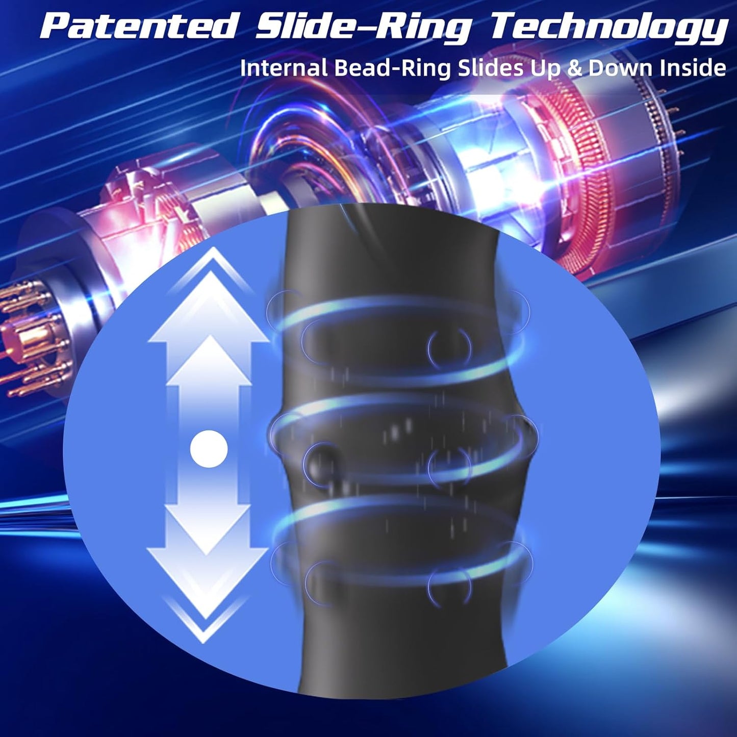 Wiggling Prostate Massager with Beaded Thrusting Ring, Vibrating Anal Butt Plug, App Remote Control Anal Male Adult Sex Toys for Men Women Couples, Anal Dildo Vibrator Sex Toy Game Play - SinfulX - 