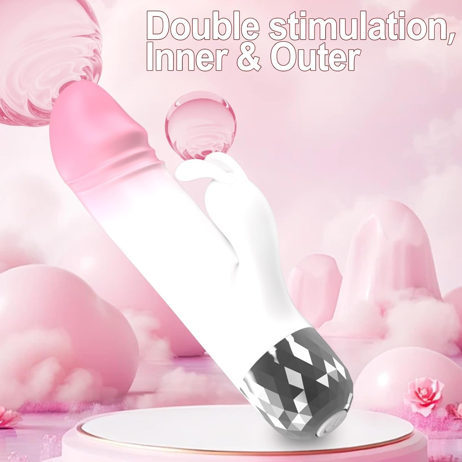 Mini G Spot Vibrator Dildo Sex Toys - Realistic Mini Bullet Vibrators with 9 Powerful Vibrations, Adult Female Sex Toy for G Spot Clitoral Nipple Clitoral Stimulation for Women - SinfulX - 