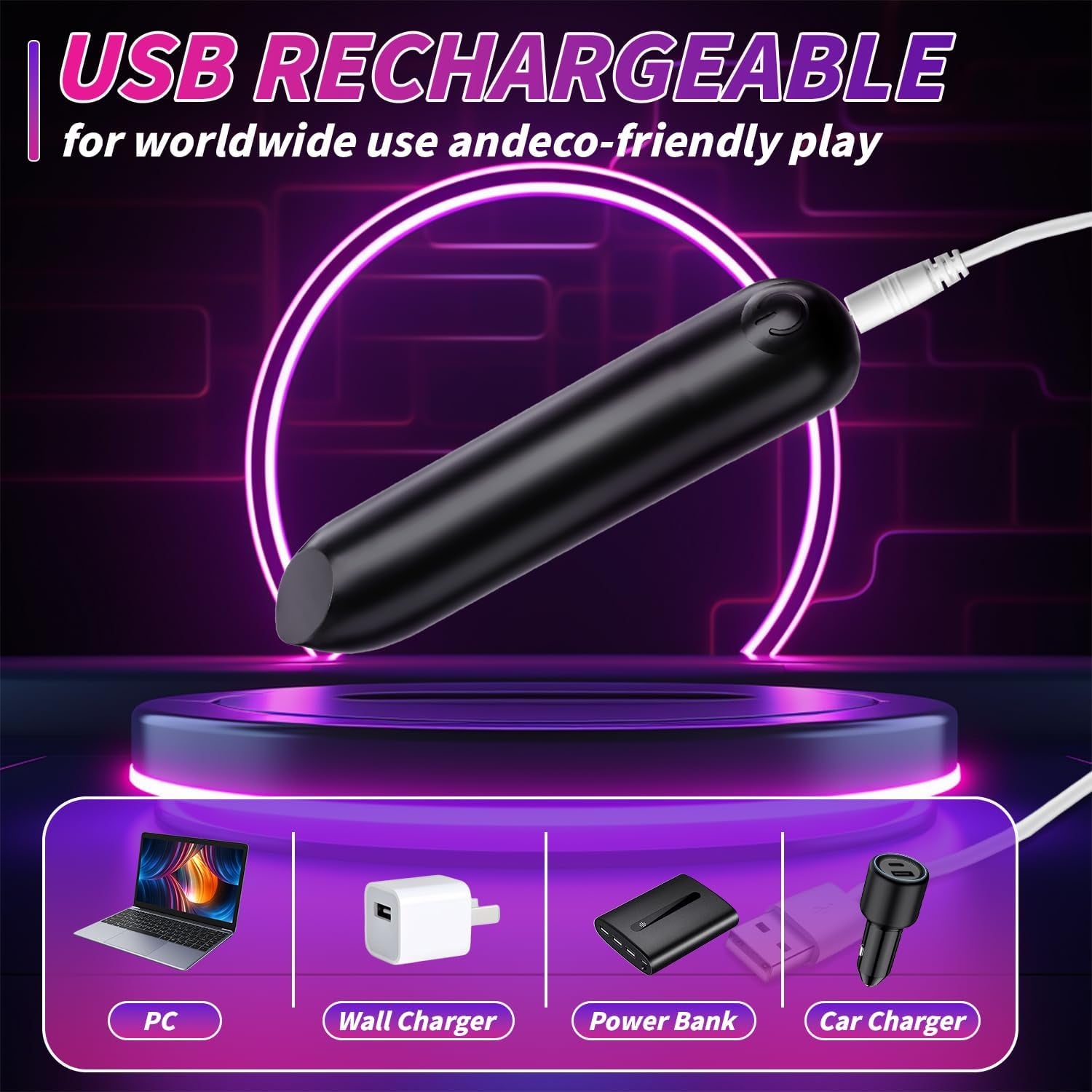 SyncWear App Remote Wearable Bullet Vibrator 10 Modes Quiet - SinfulX - Personal Care > Sexual Wellness > Bullet Vibrator