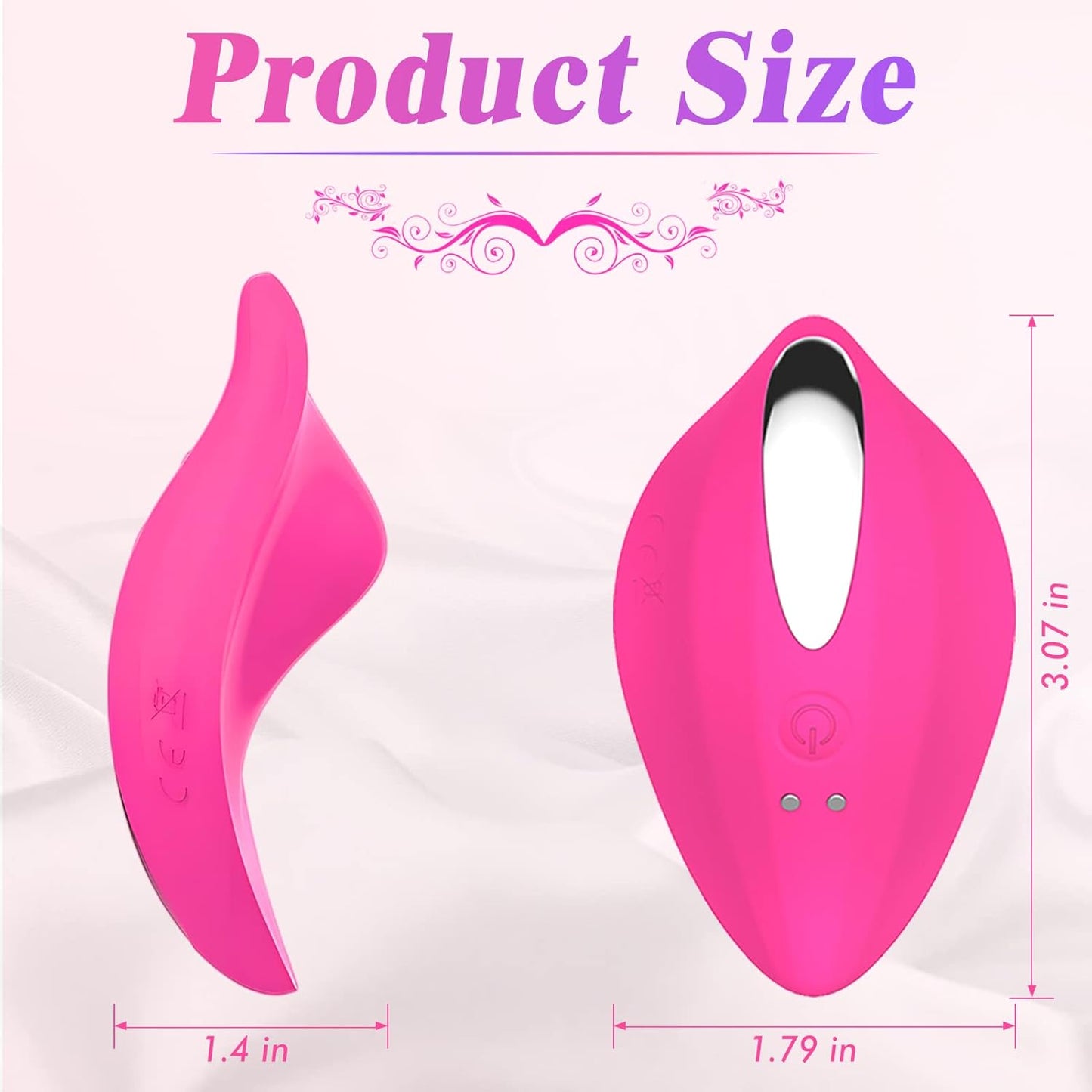 RoseWhisper Wearable Panty Vibrator Remote 12 Modes - SinfulX - Personal Care > Sexual Wellness > Panty Vibrator
