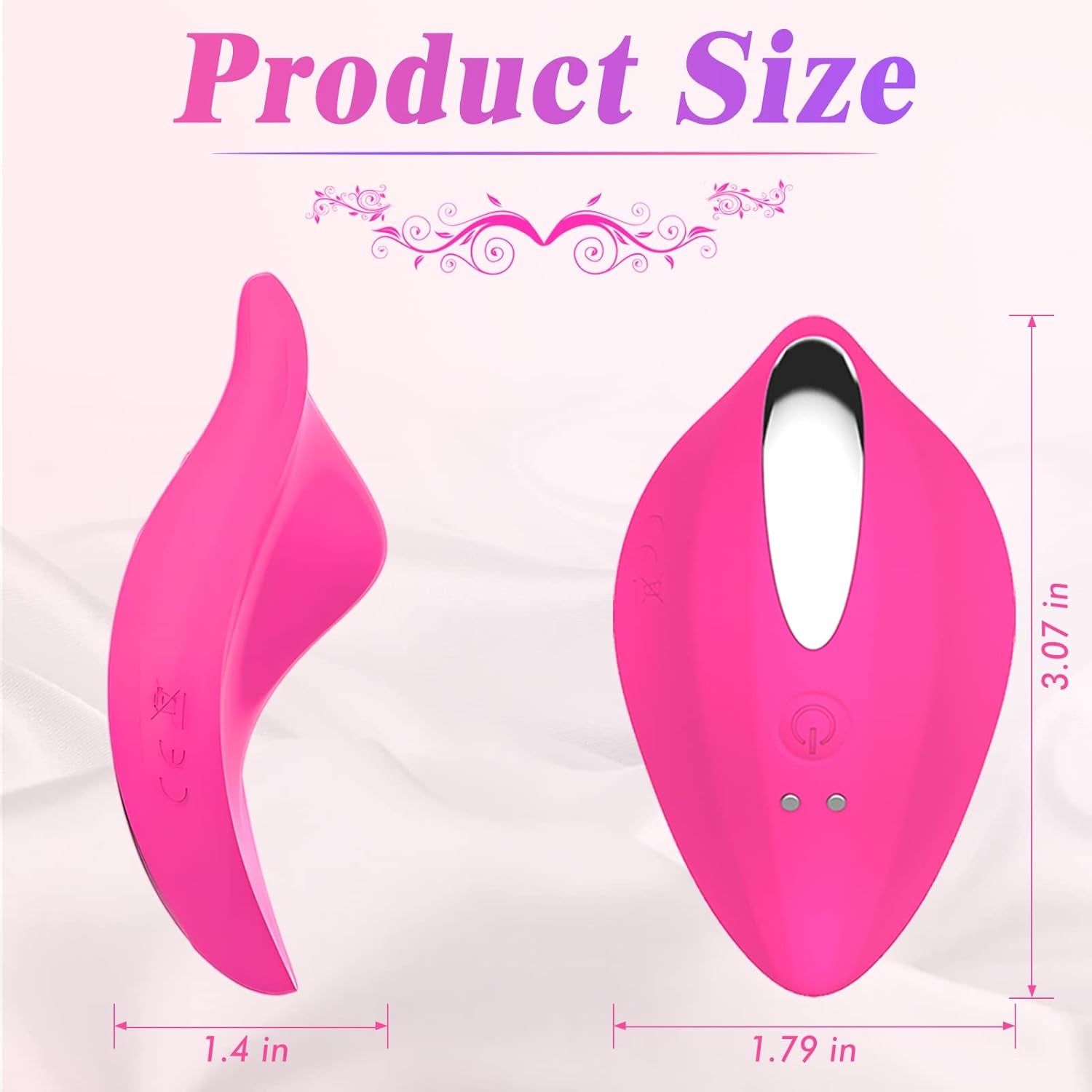 RoseWhisper Wearable Panty Vibrator Remote 12 Modes - SinfulX - Personal Care > Sexual Wellness > Panty Vibrator