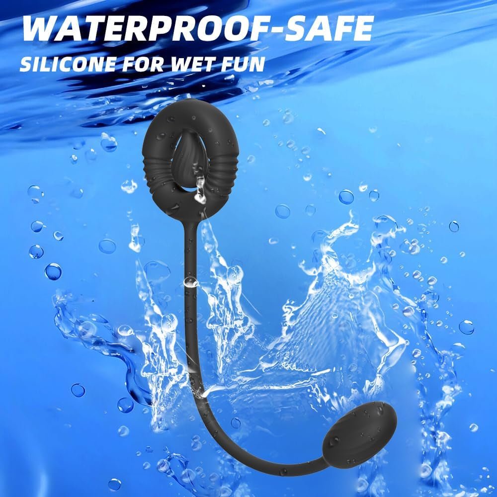 NexusForce Remote Cock Ring Prostate Massager 10 Modes Silicone - SinfulX - Personal Care > Sexual Wellness > Prostate Massager Cock Ring