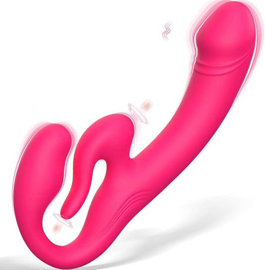 TriFusion Strapless Strap On Triple Motor Vibrator - SinfulX - Personal Care > Sexual Wellness > Strapless Strap - On