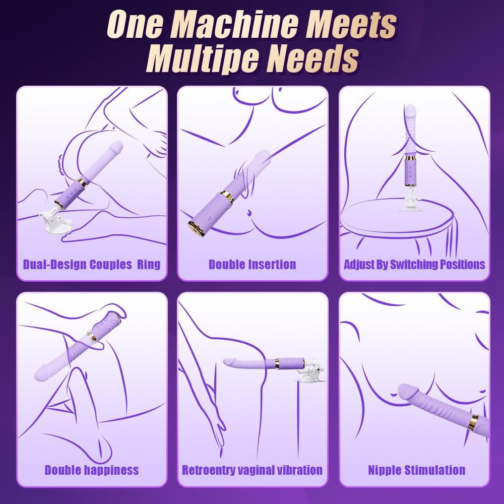 DeepGlide Dual - Motor Thrust Dildo Machine - SinfulX - 