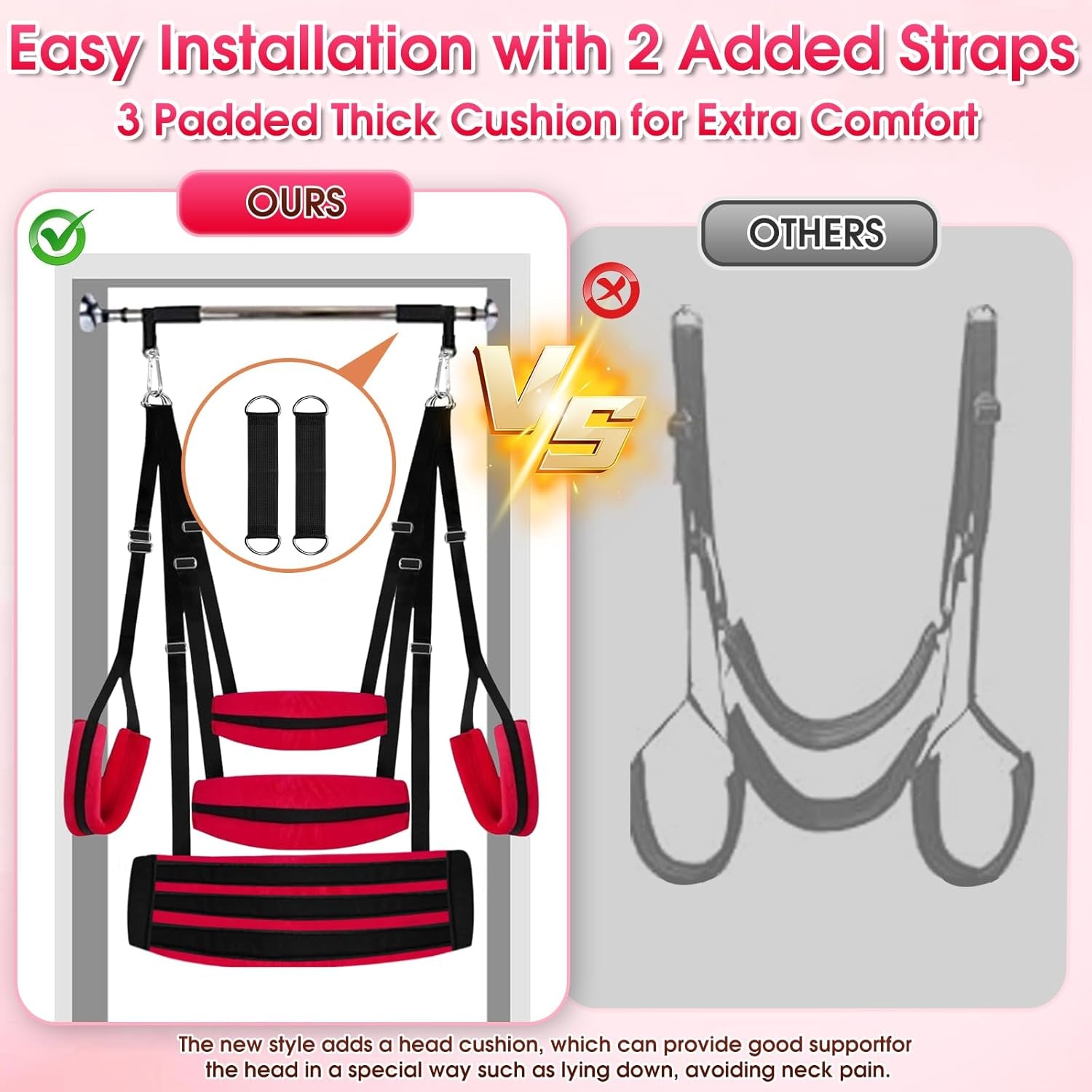 AeroBound Adjustable BDSM Sex Swing for Couples - SinfulX - 