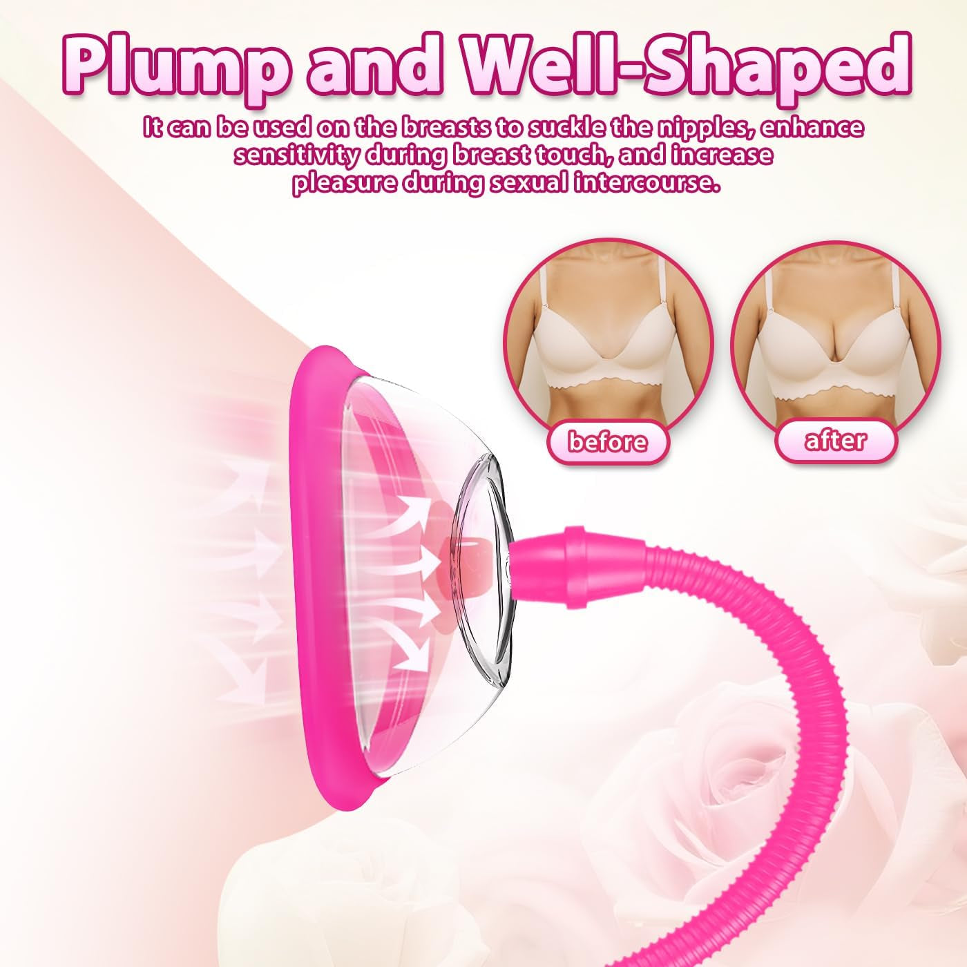 BlushCovet Pink Pussy Pump | Clitoral & Nipple Suction Set