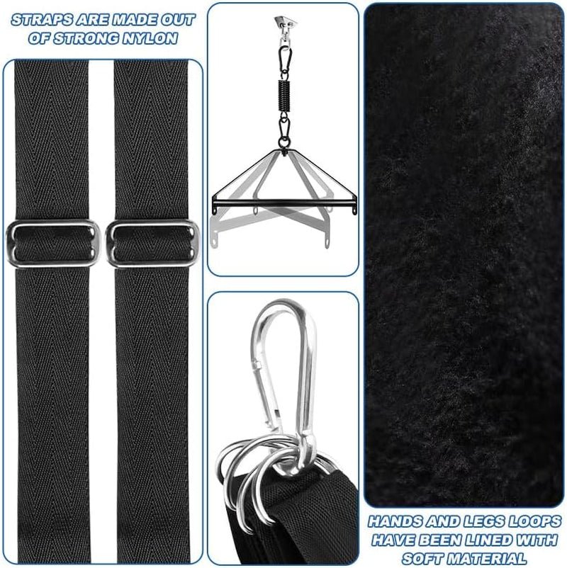 NexoraX 360° Heavy Duty Sex Swing Adjustable - SinfulX - Personal Care > Sexual Wellness > Sex Swing