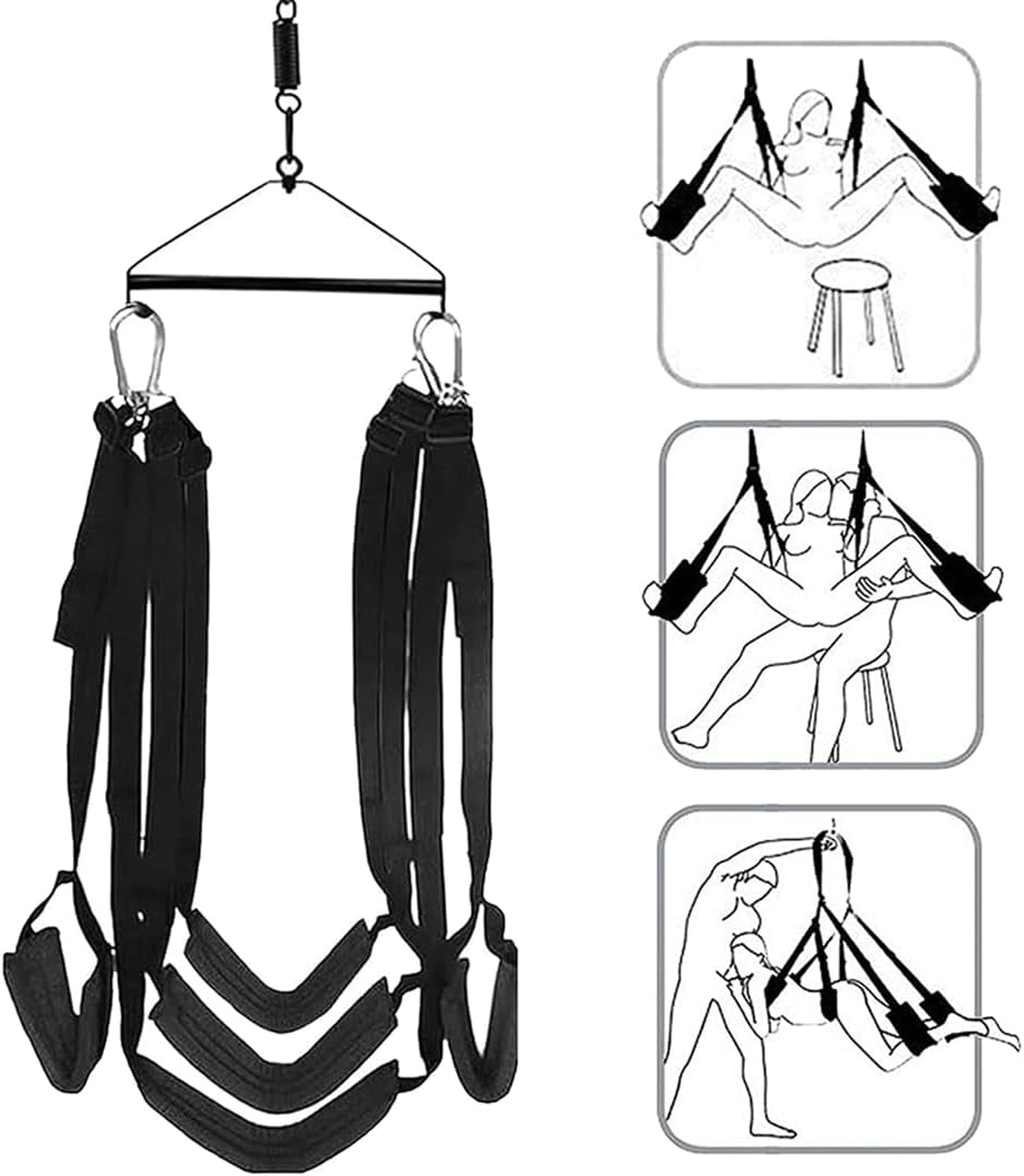 SpinVault 360° Ceiling Sex Swing 800lb Heavy Duty - SinfulX - Personal Care > Sexual Wellness > Sex Swing