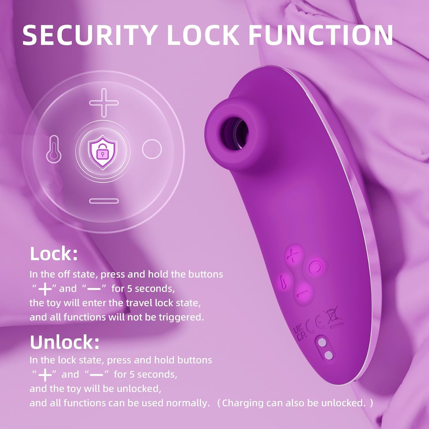 Sucking Vibrator Adult Sex Toys - Heating Rose Sucker APP Remote Control Clitoral Stimulator with 5 * 5 Suction,Waterproof Nipple Massager for Women Female Couples Solo/Partner Play - SinfulX - 