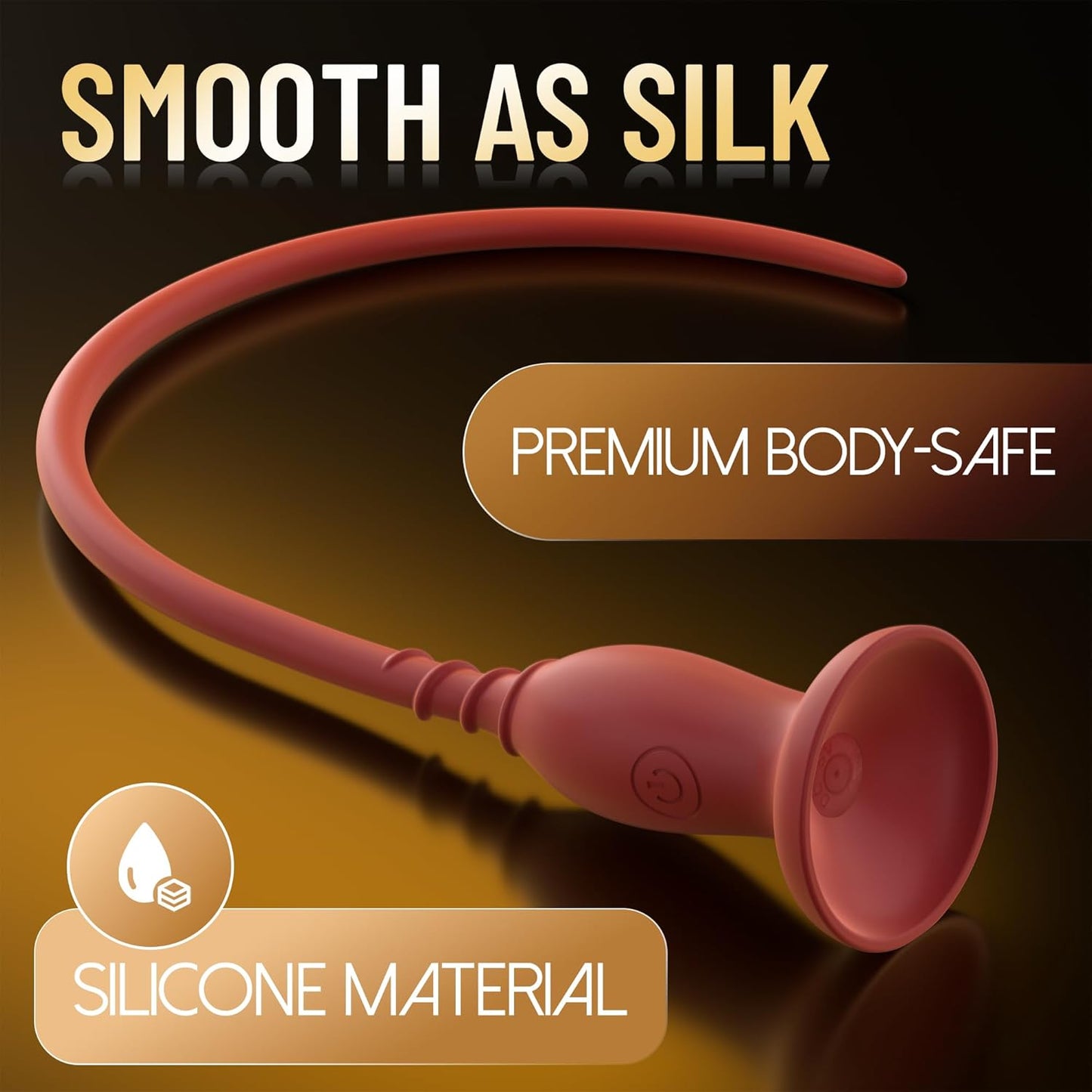DeepVolt 11.4" Vibrating Urethral Plug Male Vibrator - SinfulX - Personal Care > Sexual Wellness > Penis Plug