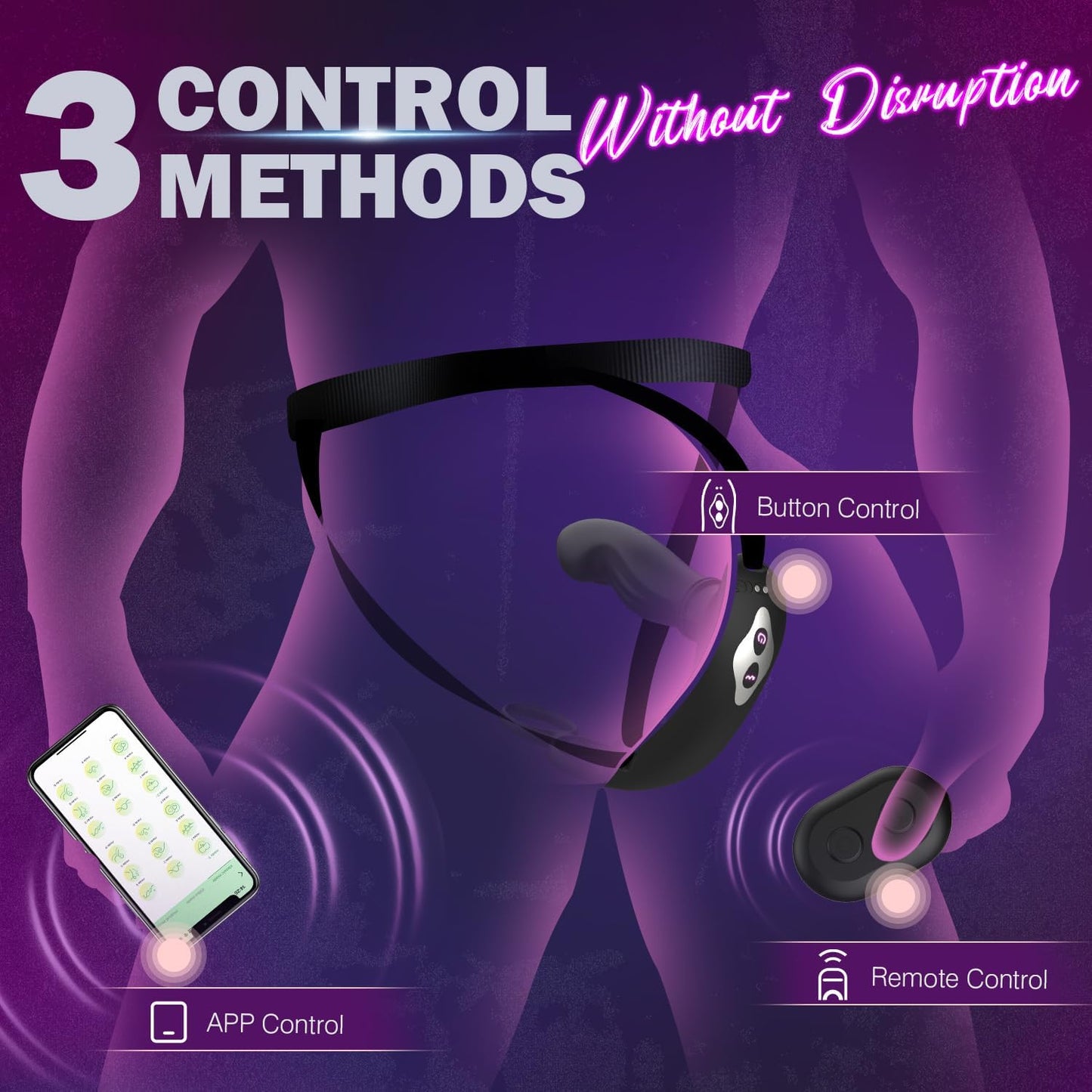 CoreDominus Thrusting Prostate Massager Cock Ring App Remote - SinfulX - Personal Care > Sexual Wellness > Prostate Massager Cock Ring