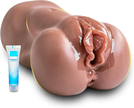 Pocket Pussies Sex Dolls for Men - Realistic Sex Dolls Pocket Pussy Male Masturbator with Lifelike Labia & Vagina & Anal Tunnel, Adult Sex Toys Stroker for Male Sex Play Game & Masturbation Pleasure - SinfulX - 
