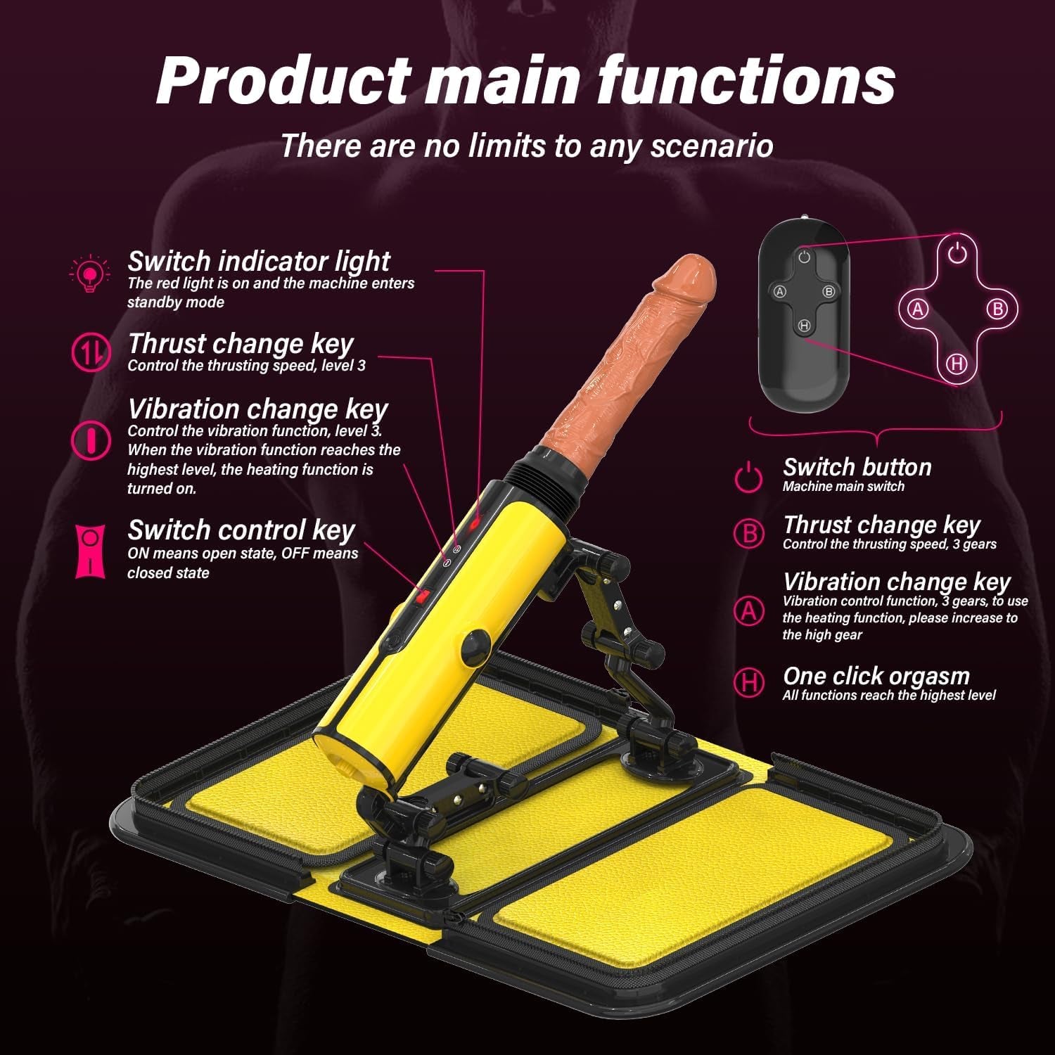 FlexPulse Portable Thrusting Sex Machine with Heating - SinfulX - 