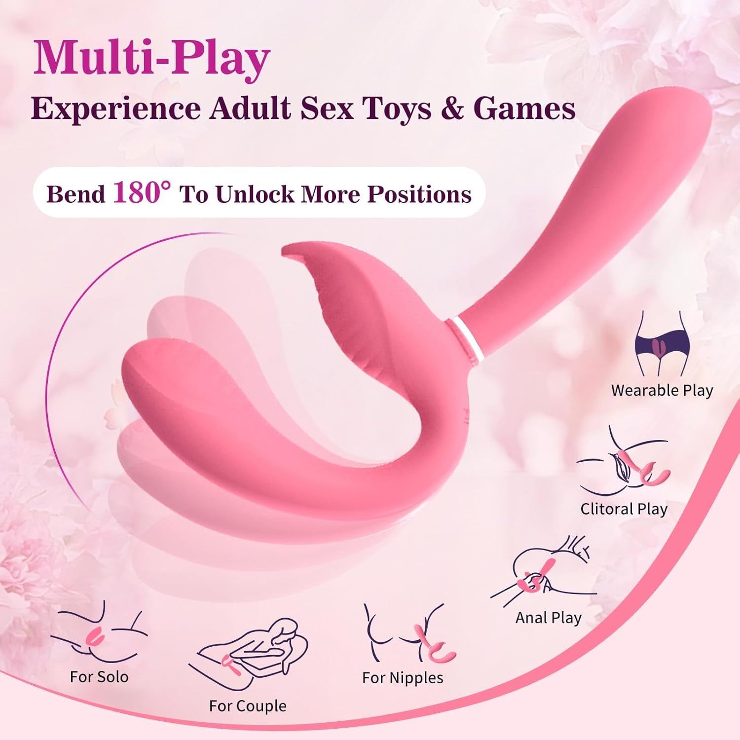 TriSync Strapless Strap On Vibrator Remote 3 Motor - SinfulX - Personal Care > Sexual Wellness > Strapless Strap - On