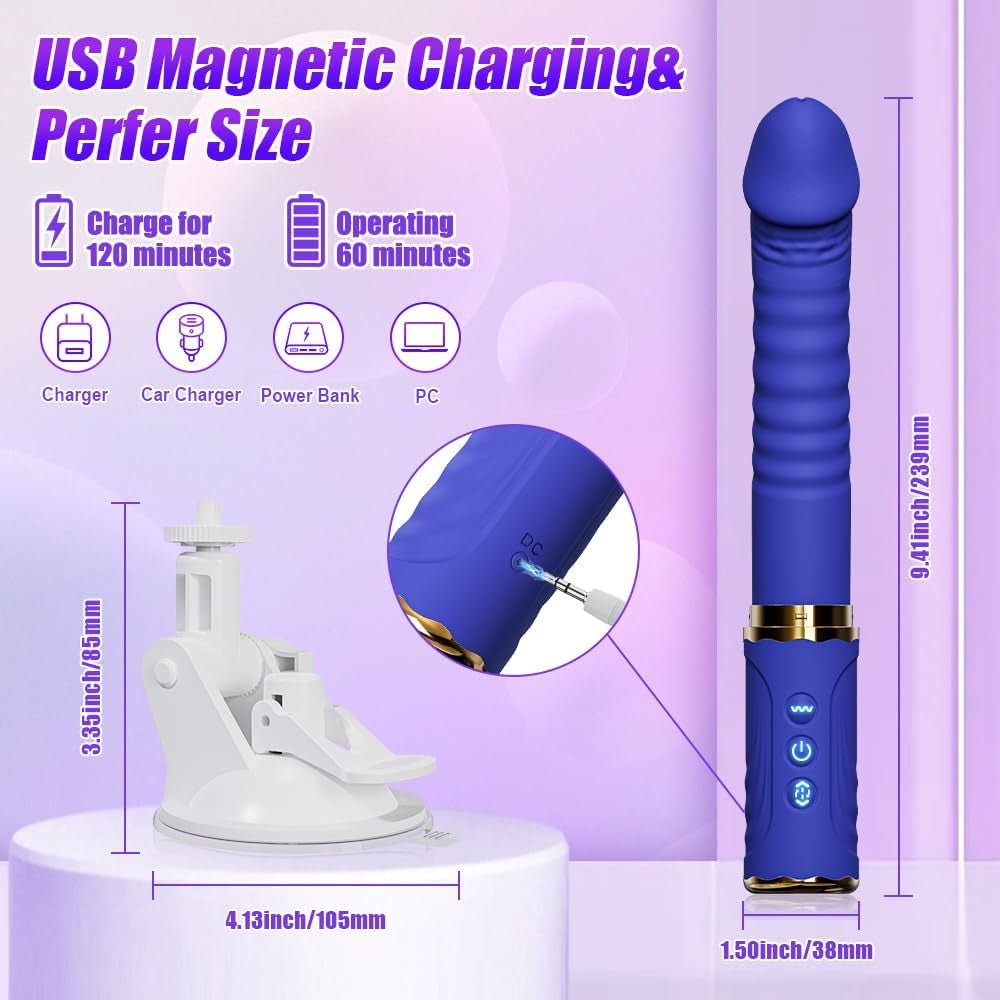 DeepPulse Thrusting Dildo Machine 10 Modes - SinfulX - 