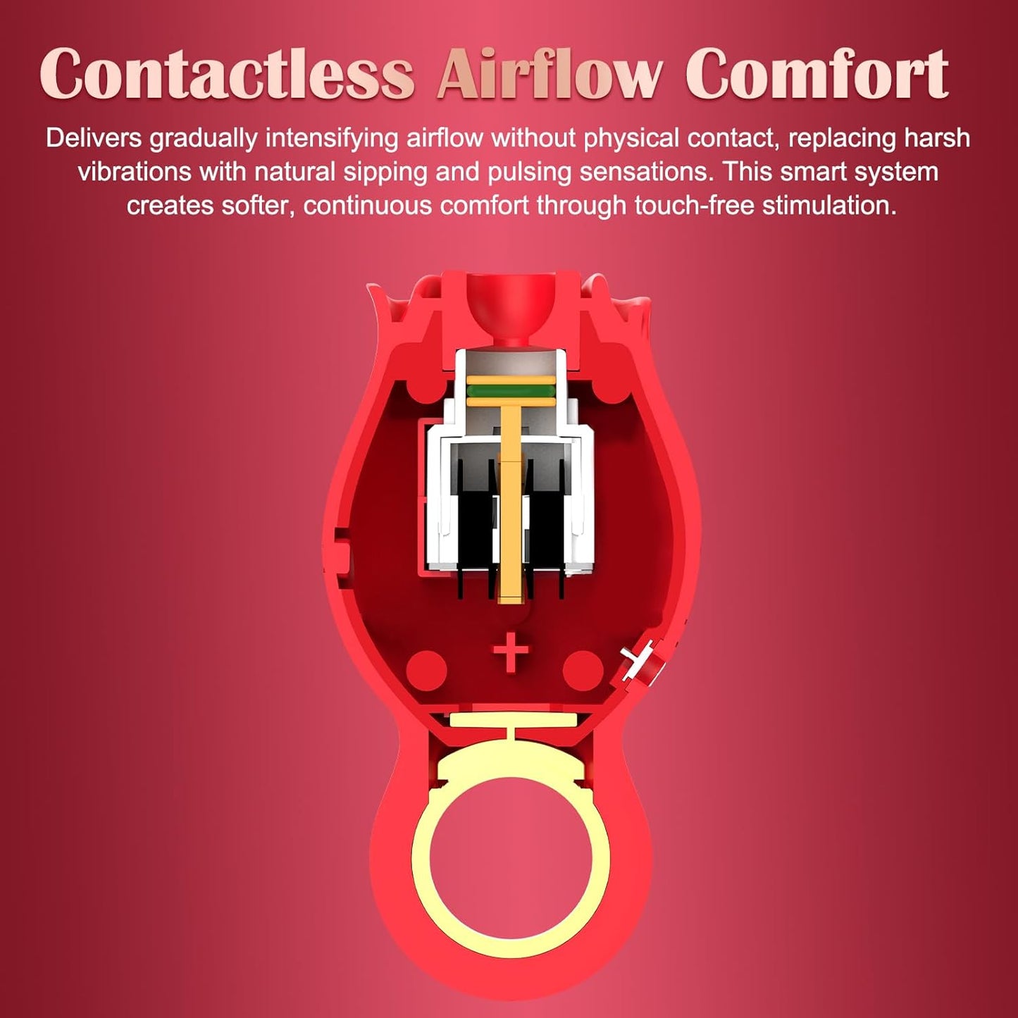 Vibrator Rose Sex Toy for Woman - Female Sex Toys Sucking Nipple Vibrator with 9 Sucking Modes, USB Rechargeable & Smooth Touch Clitoral Stimulator, Rose Adult Sex Toys for Couples Oral Sex Pleasure - SinfulX - 