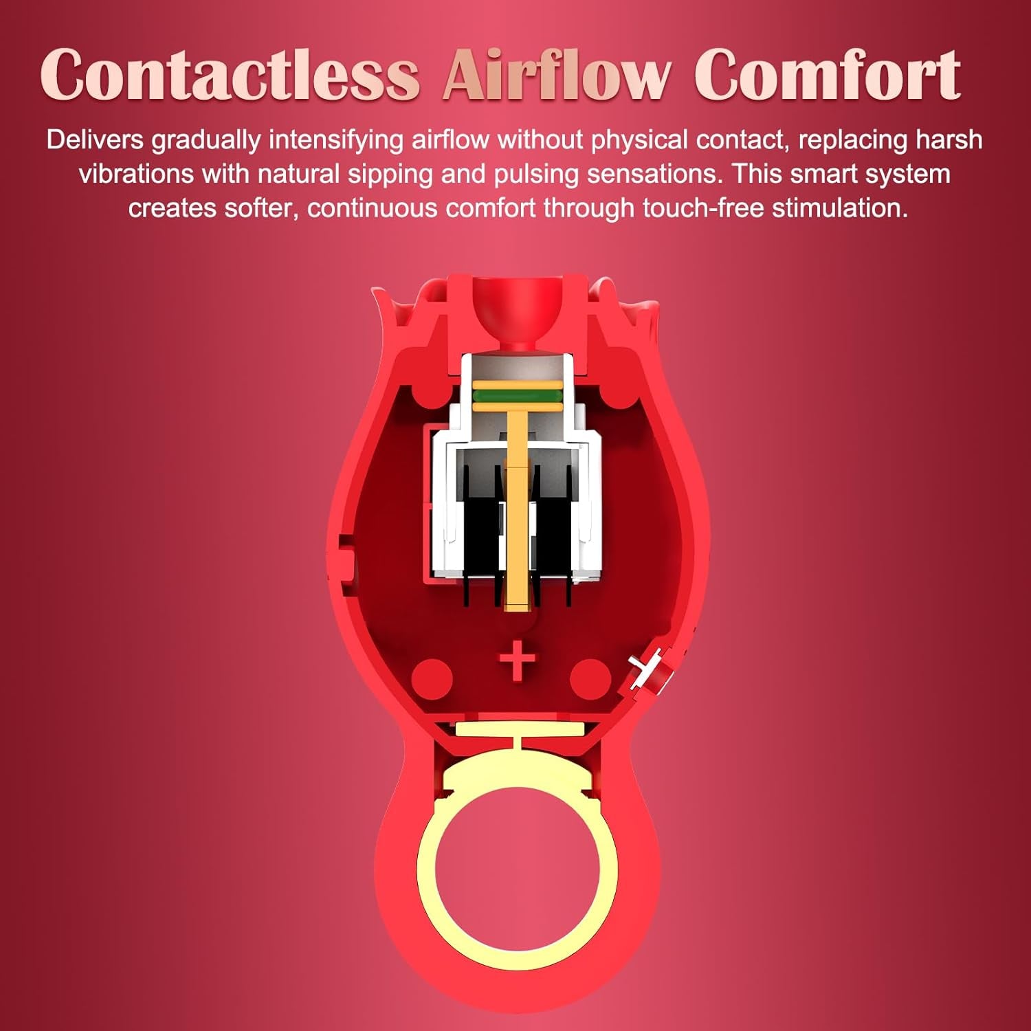 Vibrator Rose Sex Toy for Woman - Female Sex Toys Sucking Nipple Vibrator with 9 Sucking Modes, USB Rechargeable & Smooth Touch Clitoral Stimulator, Rose Adult Sex Toys for Couples Oral Sex Pleasure - SinfulX - 