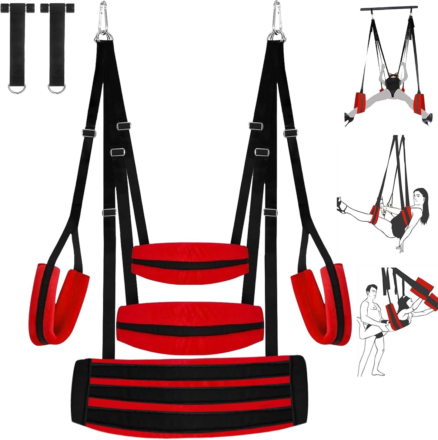 TitanHold Heavy - Duty Sex Swing 800lb Adjustable - SinfulX - Personal Care > Sexual Wellness > Sex Swing