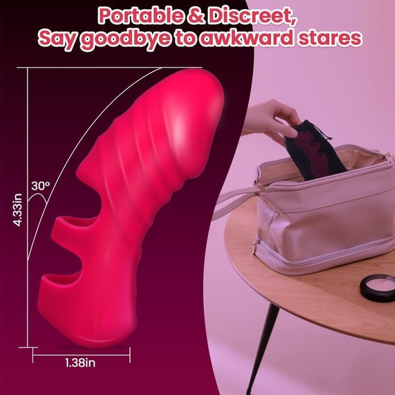 PulseFit Mini Finger Vibrator 10 Modes Quiet USB Recharge - SinfulX - Personal Care > Sexual Wellness > Finger Vibrator