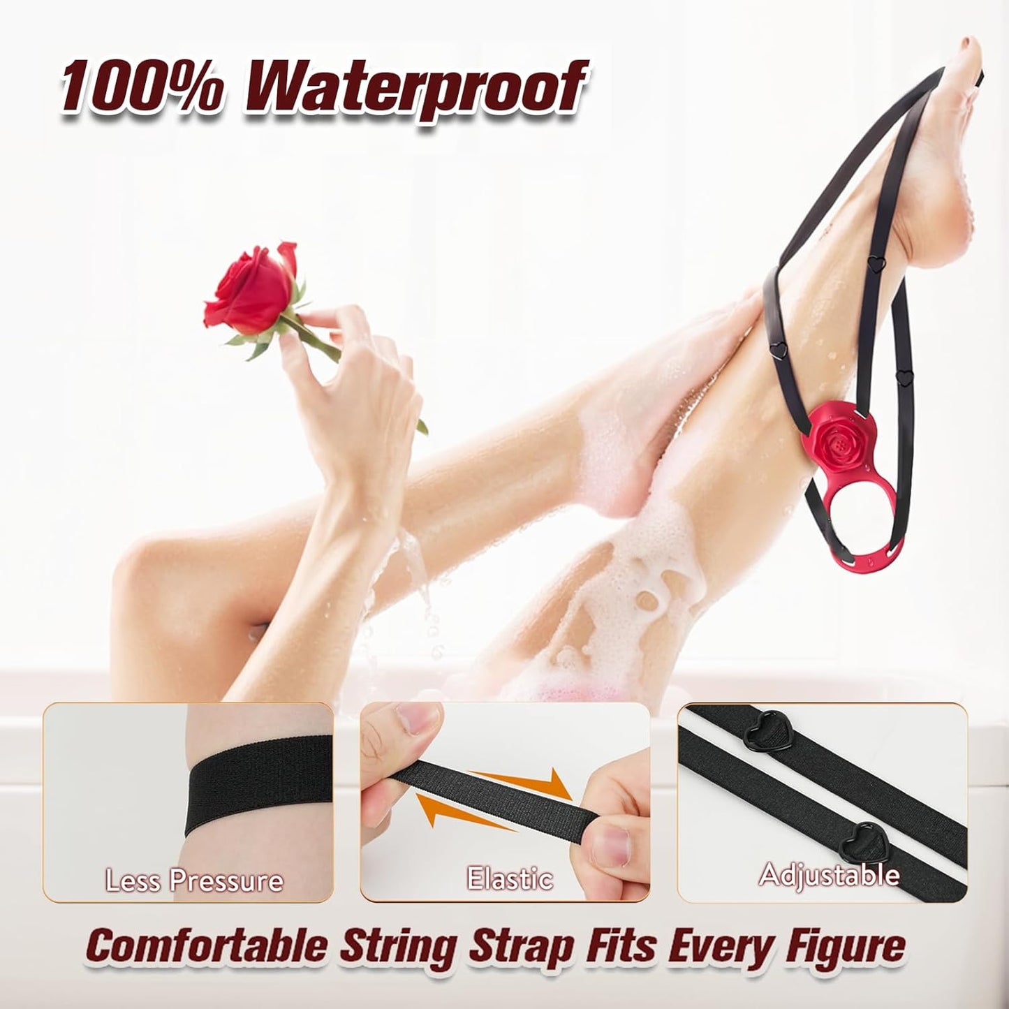BloomControl Wearable Cock Ring Clit Stimulator App Remote - SinfulX - Personal Care > Sexual Wellness > Couples Cock Ring